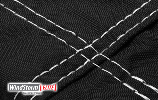 Double Cross stitching with precision tailoring and no raw edges.