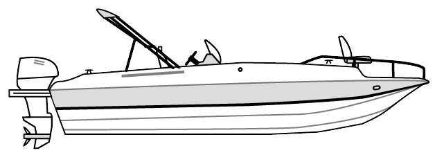 DECK BOAT - Modified V 