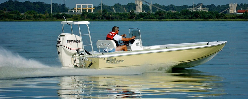 Eevelle Sea Chaser V Hull Boat with Poling Platform